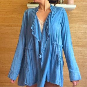 Altar’d State Denim Wrap Cardigan!